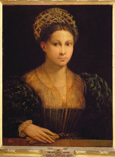 The Lady with the Green Turban by Nicolo dell Abate